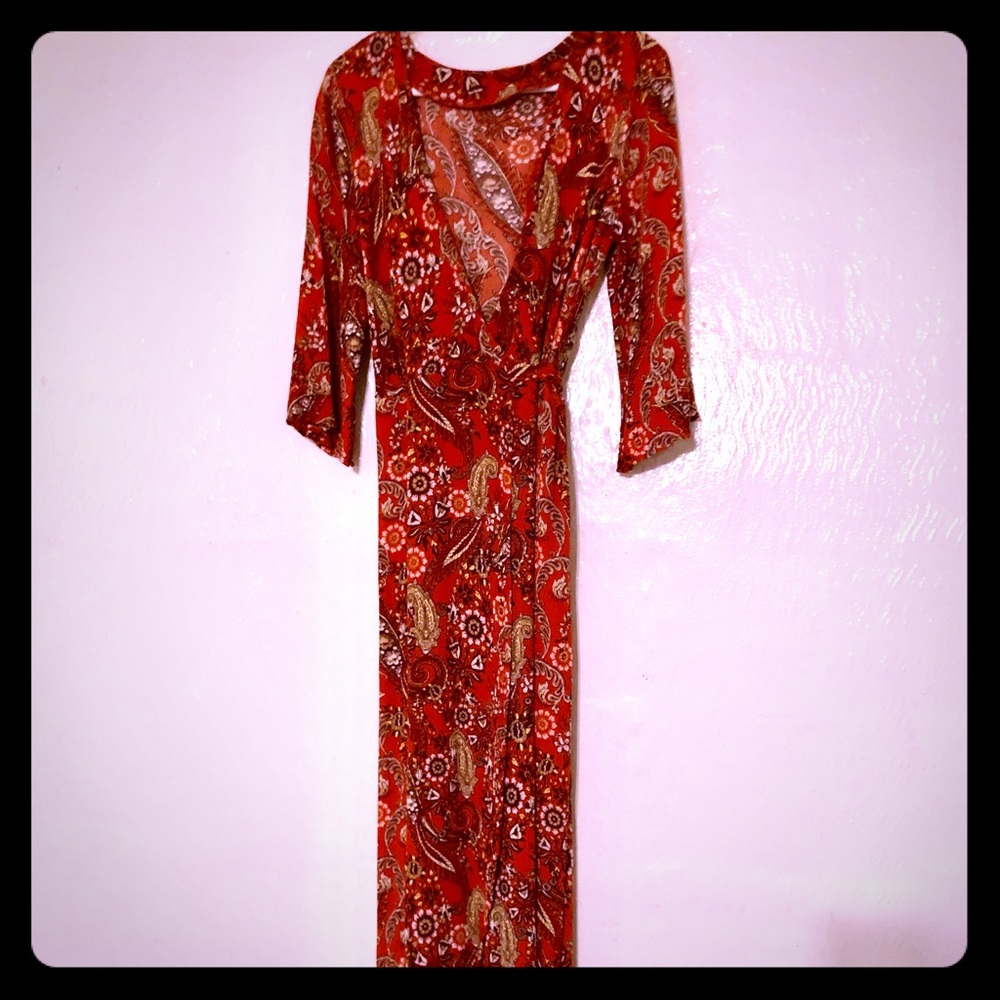 Wrap Maxi Dress